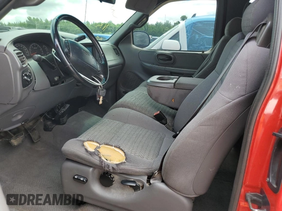 2002 Ford F-150 XL with VIN 1FTRX18L42KA94155, listed as a Copart auction lot 56488635 with Not provided miles and Salvage title. Bid and sale history available at DreamBid. Image 7.