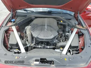 2019 Genesis G70 3.3T Advanced with VIN KMTG34LE3KU021961, listed as a Copart auction lot 65022834 with 45,498 mi miles and Salvage Title. Bid and sale history available at carsss.com. Image 11.