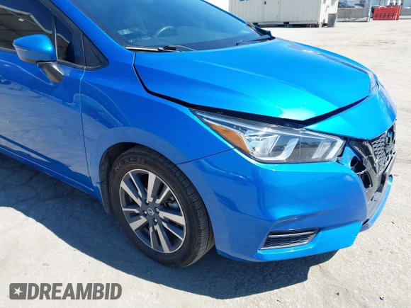 2021 Nissan Versa SV with VIN 3N1CN8EV5ML922468, listed as a IAAI auction lot 41854798 with 51,016 mi miles. Bid and sale history available at carsss.com. Image 18.