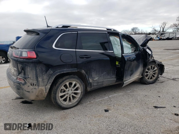 2019 Jeep Cherokee Latitude with VIN 1C4PJLCB2KD297214, listed as a Copart auction lot 42178295 with Not Provided miles and Salvage Title. Bid and sale history available at DreamBid. Image 3.