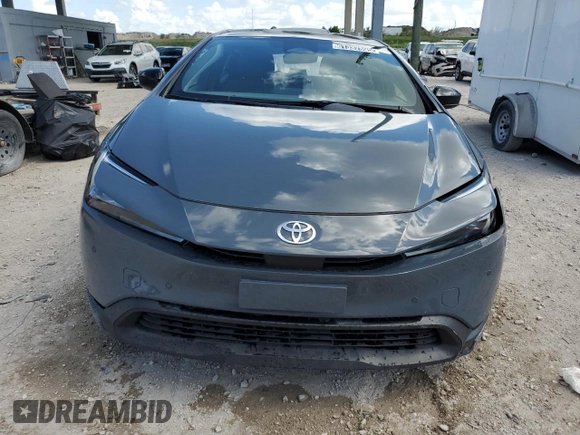 2024 Toyota Prius LE with VIN JTDACAAUXR3023011, listed as a Copart auction lot 61337595 with 25,660 mi miles and Non repairable. Bid and sale history available at DreamBid. Image 5.