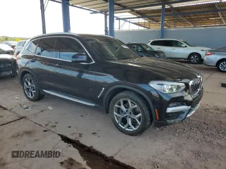 2020 BMW X3 sDrive30i with VIN 5UXTY3C03L9B65481, listed as a Copart auction lot 50918445 with 44,611 mi miles and Salvage Title. Bid and sale history available at carsss.com. Image 4.