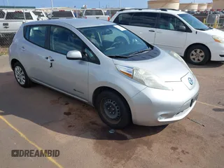 2015 Nissan LEAF SL with VIN 1N4AZ0CP2FC314023, listed as a IAAI auction lot 41549354 with 102,133 mi miles and . Bid and sale history available at DreamBid. Image 1.