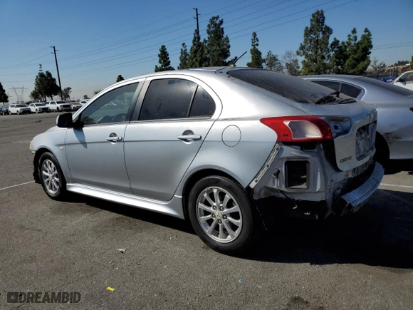 2011 Mitsubishi Lancer Sportback ES with VIN JA32X2HUXBU031323, listed as a Copart auction lot 75391034 with 202,193 mi miles and Salvage Title. Bid and sale history available at carsss.com. Image 2.
