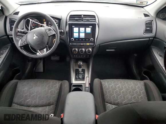 2022 Mitsubishi Outlander Sport ES with VIN JA4ARUAU8NU024494, listed as a Copart auction lot 47801375 with 27,501 mi miles and Salvage Title. Bid and sale history available at carsss.com. Image 8.