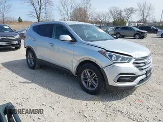 2017 Hyundai Santa Fe 2.4L z VIN 5XYZTDLB8HG465425, wystawiony jako IAAI lot #42041881 z przebiegiem 103 161 mil mil oraz . Historia ofert i sprzedaży dostępna na DreamBid. Obrazek 1.