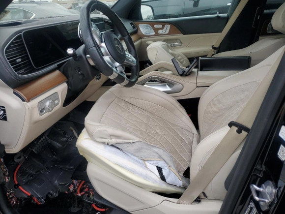 2021 Mercedes-Benz GLS with VIN 4JGFF8KEXMA330479, listed as a Copart auction lot 79840654 with 0 mi miles and Salvage Title. Bid and sale history available at carsss.com. Image 7.