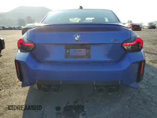 2025 BMW M2 with VIN 3MF23DM03S8E95026, listed as a Copart auction lot 42879435 with 6,399 mi miles and Salvage Title. Bid and sale history available at carsss.com. Image 6.