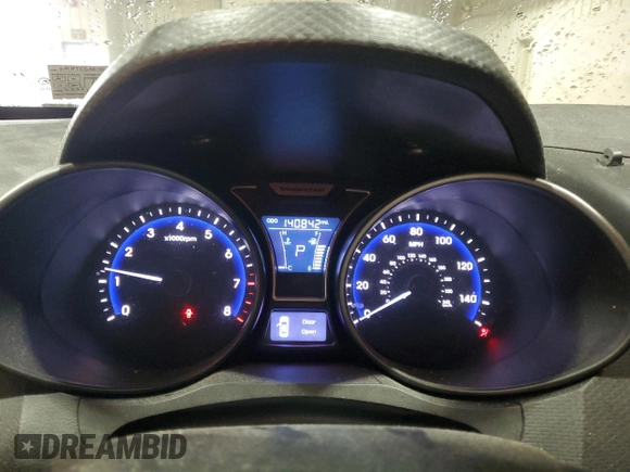 2013 Hyundai Veloster Turbo z VIN KMHTC6AE7DU111060, wystawiony jako Copart lot #57816425 z przebiegiem 140 842 mil mil oraz Szkoda całkowita • Salvage title. Historia ofert i sprzedaży dostępna na DreamBid. Obrazek 9.