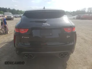 2020 Jaguar F-Pace SVR with VIN SADCZ2EE5LA647869, listed as a Copart auction lot 57671434 with 51,778 mi miles and Salvage Title. Bid and sale history available at DreamBid. Image 6.