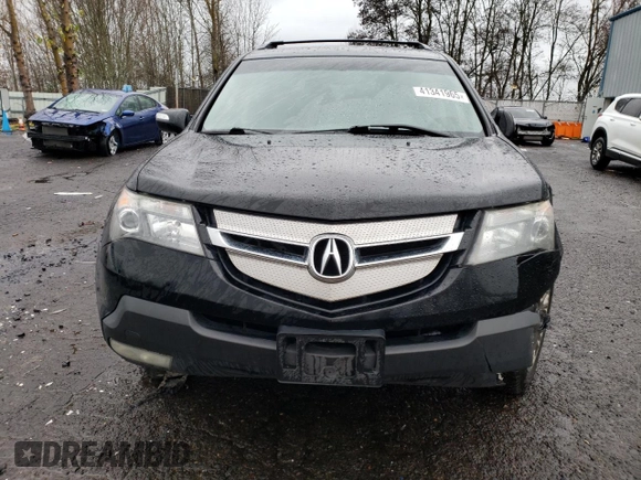 2008 Acura MDX with VIN 2HNYD28228H507332, listed as a Copart auction lot 41341965 with 221,947 mi miles and Salvage Title. Bid and sale history available at DreamBid. Image 5.
