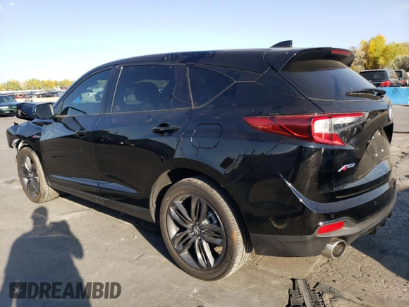2022 Acura RDX w/A-Spec Package with VIN 5J8TC2H6XNL013953, listed as a Copart auction lot 76123294 with Not Provided miles and Salvage Title. Bid and sale history available at carsss.com. Image 2.