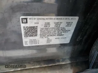 2019 Chevrolet Trax LS with VIN 3GNCJKSB2KL206857, listed as a Copart auction lot 50194705 with 42,367 mi miles and Salvage Title. Bid and sale history available at carsss.com. Image 13.