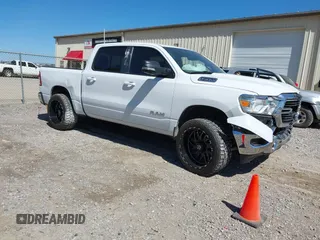 2021 Ram 1500 Lone Star with VIN 1C6RREFT4MN708750, listed as a IAAI auction lot 41762032 with 100,337 mi miles and . Bid and sale history available at DreamBid. Image 1.