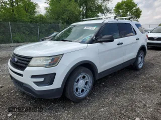 2016 Ford Police Interceptor Utility z VIN 1FM5K8AR4GGA08224, wystawiony jako Copart lot #56862745 z przebiegiem 122 780 mil mil oraz Tytuł czysty. Historia ofert i sprzedaży dostępna na DreamBid. Obrazek 1.