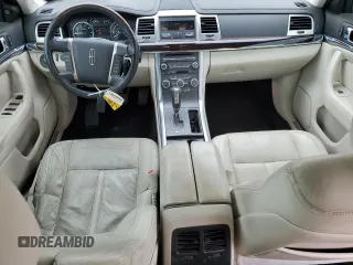 2009 Lincoln MKS with VIN 1LNHM93R89G603297, listed as a Copart auction lot 55474585 with 111,760 mi miles and Salvage title. Bid and sale history available at DreamBid. Image 8.