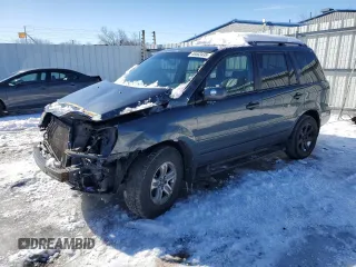 2003 Honda Pilot EX z VIN 2HKYF18563H607437, wystawiony jako Copart lot #46503435 z przebiegiem 107 286 mil mil oraz Szkoda całkowita • Salvage title. Historia ofert i sprzedaży dostępna na DreamBid. Obrazek 1.