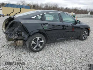 2020 Honda Civic Sedan LX with VIN 2HGFC2F64LH504206, listed as a Copart auction lot 51340525 with 67,454 mi miles and Salvage Title. Bid and sale history available at carsss.com. Image 3.