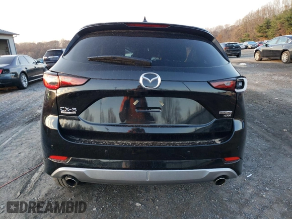 2024 Mazda CX-5 2.5 Turbo Signature with VIN JM3KFBXY2R0370126, listed as a Copart auction lot 81354404 with 0 mi miles and Salvage Title. Bid and sale history available at carsss.com. Image 6.
