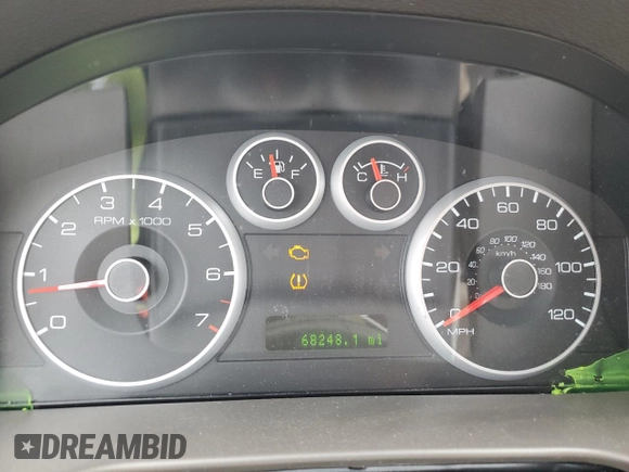 2009 Ford Fusion SEL with VIN 3FAHP08169R143467, listed as a Copart auction lot 48503425 with 68,248 mi miles and Salvage Title. Bid and sale history available at DreamBid. Image 9.