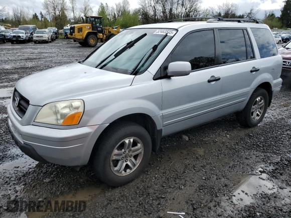 2003 Honda Pilot EX with VIN 2HKYF18453H549666, listed as a Copart auction lot 52463545 with 189,930 mi miles and Clean Title. Bid and sale history available at DreamBid. Image 1.