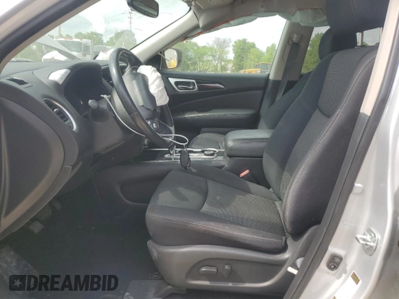 2018 Nissan Pathfinder SV with VIN 5N1DR2MM2JC646684, listed as a Copart auction lot 57104425 with 95,718 mi miles and Salvage title. Bid and sale history available at DreamBid. Image 7.