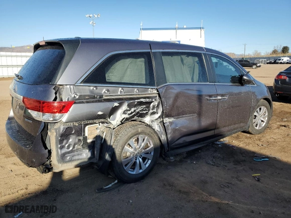 2016 Honda Odyssey SE with VIN 5FNRL5H39GB010435, listed as a Copart auction lot 48032595 with 141,955 mi miles and Salvage Title. Bid and sale history available at carsss.com. Image 3.