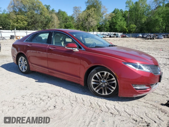 2014 Lincoln MKZ with VIN 3LN6L2GK4ER817320, listed as a Copart auction lot 54834135 with 76,439 mi miles and Salvage title. Bid and sale history available at DreamBid. Image 4.