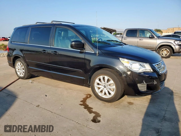 2012 Volkswagen Routan SE with VIN 2C4RVABG9CR293738, listed as a Copart auction lot 56408455 with 123,546 mi miles and Clean title. Bid and sale history available at DreamBid. Image 4.