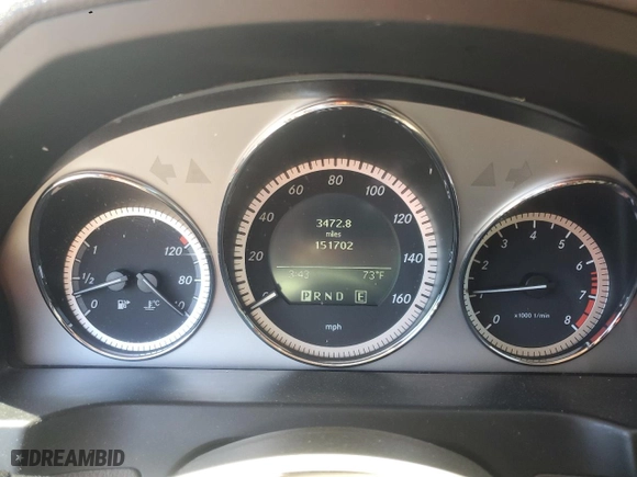 2011 Mercedes-Benz C-Class C 300 Sport with VIN WDDGF5EB0BF633589, listed as a Copart auction lot 53643325 with 151,702 mi miles and Non Repairable. Bid and sale history available at carsss.com. Image 9.