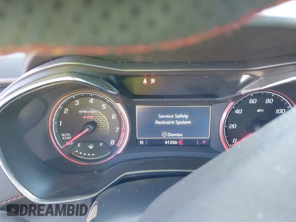 2023 Chevrolet TrailBlazer RS with VIN KL79MTSL4PB215994, listed as a IAAI auction lot 41208839 with 41,206 mi miles and . Bid and sale history available at DreamBid. Image 7.