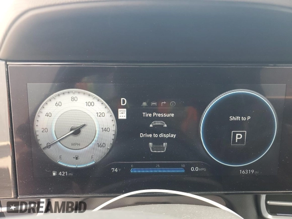 2025 Hyundai Elantra SEL Convenience with VIN KMHLS4DG2SU863511, listed as a Copart auction lot 54755235 with 16,319 mi miles and Clean Title. Bid and sale history available at DreamBid. Image 9.