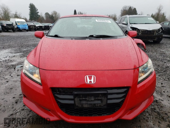 2012 Honda CR-Z with VIN JHMZF1D41CS003358, listed as a Copart auction lot 84696844 with 81,292 mi miles and Salvage Title. Bid and sale history available at carsss.com. Image 5.