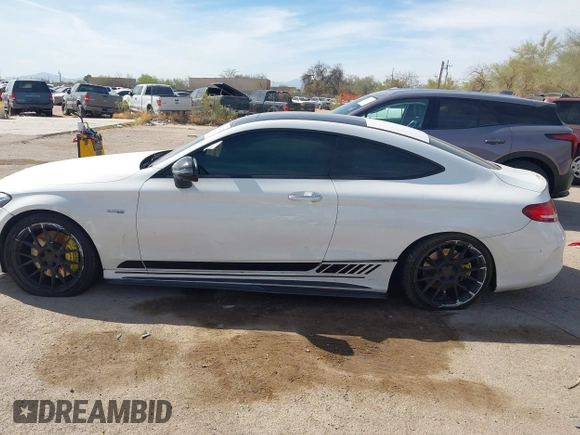 2017 Mercedes-Benz C 43 AMG with VIN WDDWJ6EB7HF518495, listed as a IAAI auction lot 41872129 with 122,555 mi miles and . Bid and sale history available at carsss.com. Image 14.