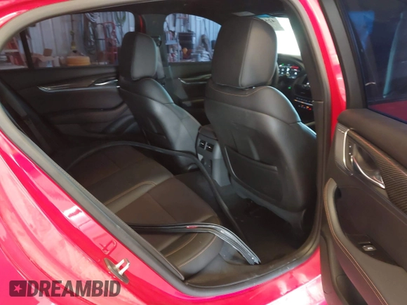 2021 Cadillac CT5 V-Series with VIN 1G6DV5RW9M0136210, listed as a IAAI auction lot 42571132 with 16,941 mi miles and . Bid and sale history available at DreamBid. Image 8.