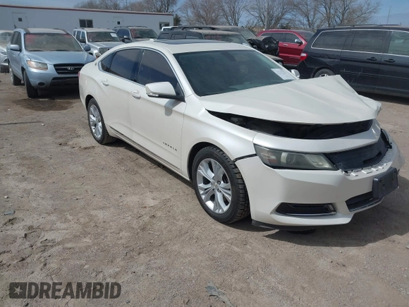 2014 Chevrolet Impala LT with VIN 1G1115SL2EU127217, listed as a IAAI auction lot 41847203 with 95,023 mi miles and . Bid and sale history available at DreamBid. Image 1.