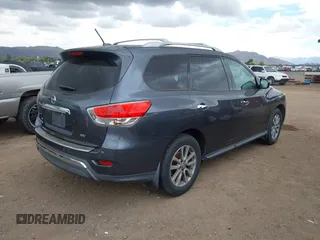 2014 Nissan Pathfinder SL with VIN 5N1AR2MNXEC635496, listed as a IAAI auction lot 42196222 with 177,254 mi miles and . Bid and sale history available at DreamBid. Image 4.