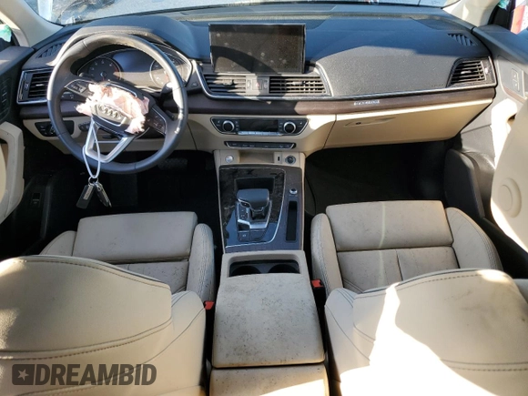2024 Audi Q5 S line Premium with VIN WA1GAAFY2R2020857, listed as a Copart auction lot 45205825 with 0 mi miles and Clean Title. Bid and sale history available at carsss.com. Image 8.