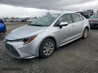 2023 Toyota Corolla LE with VIN JTDB4MEE9P3005828, listed as a Copart auction lot 47318595 with 15,593 mi miles and Salvage Title. Bid and sale history available at carsss.com. Image 1.