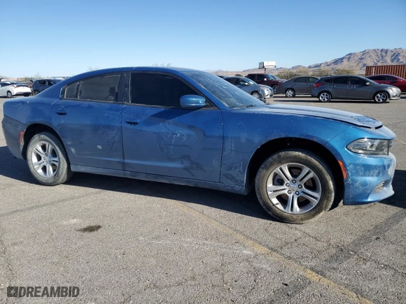 2022 Dodge Charger SXT with VIN 2C3CDXBG5NH212789, listed as a Copart auction lot 72422974 with 55,389 mi miles and Salvage Title. Bid and sale history available at carsss.com. Image 4.