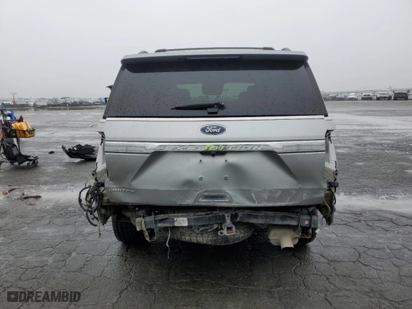 2021 Ford Expedition Limited with VIN 1FMJU2AT7MEA77112, listed as a Copart auction lot 86514844 with 17,076 mi miles and Salvage Title. Bid and sale history available at carsss.com. Image 6.