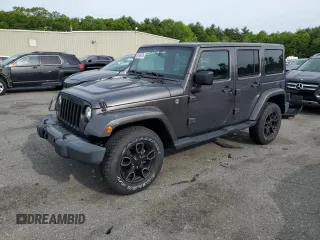 2018 Jeep Wrangler Unlimited Sahara with VIN 1C4BJWEG8JL821569, listed as a Copart auction lot 57949745 with 40,048 mi miles and Salvage title. Bid and sale history available at DreamBid. Image 1.