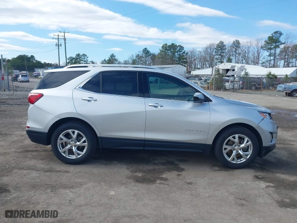 2020 Chevrolet Equinox LT with VIN 3GNAXVEX8LS660861, listed as a IAAI auction lot 41804649 with 53,478 mi miles. Bid and sale history available at carsss.com. Image 13.