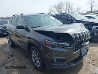 2020 Jeep Cherokee Latitude Plus with VIN 1C4PJMLB3LD529259, listed as a IAAI auction lot 41832780 with 47,625 mi miles. Bid and sale history available at carsss.com. Image 1.