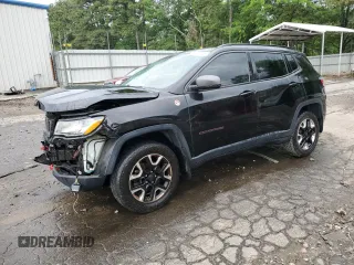 2018 Jeep Compass Trailhawk с VIN 3C4NJDDB4JT147867, выставлен на аукционе Copart как лот 55981295 с пробегом 107 718 миль миль и Списание • Salvage title. История ставок и продаж доступна на DreamBid. Изображение 1.