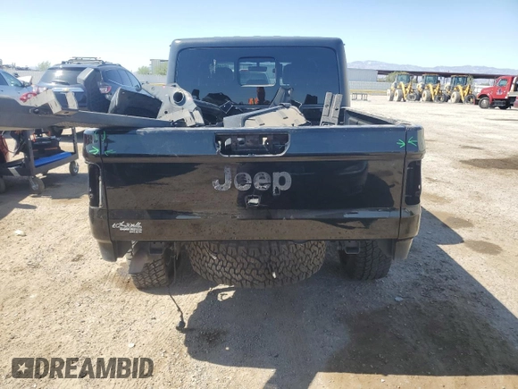 2020 Jeep Gladiator Overland with VIN 1C6HJTFG0LL106948, listed as a Copart auction lot 61496915 with 72,763 mi miles and Salvage title. Bid and sale history available at DreamBid. Image 6.