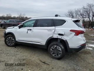 2023 Hyundai Santa Fe Hybrid Blue with VIN 5NMS2DA12PH016275, listed as a Copart auction lot 41542165 with 35,827 mi miles and Salvage Title. Bid and sale history available at carsss.com. Image 2.