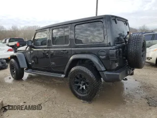 2021 Jeep Wrangler Unlimited Willys with VIN 1C4HJXDM6MW823301, listed as a Copart auction lot 43021265 with 59,707 mi miles and Salvage Title. Bid and sale history available at DreamBid. Image 2.