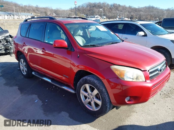 2008 Toyota RAV4 Ltd with VIN JTMZD31V086071330, listed as a IAAI auction lot 41655978 with 223,411 mi miles. Bid and sale history available at carsss.com. Image 1.