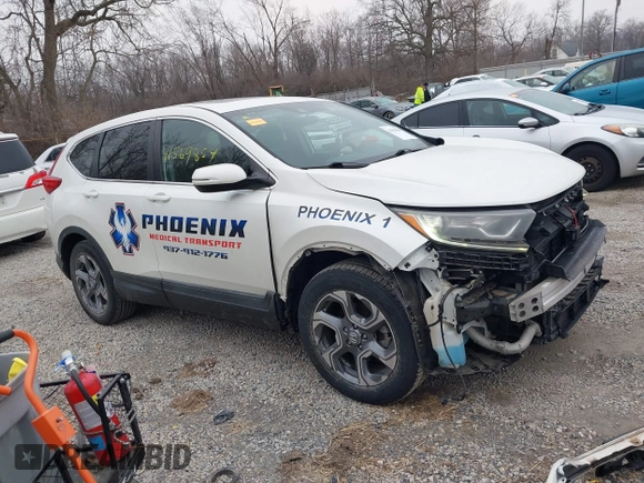 2017 Honda CR-V EX with VIN 2HKRW2H56HH682396, listed as a IAAI auction lot 41569854 with 74,392 mi miles. Bid and sale history available at carsss.com. Image 14.